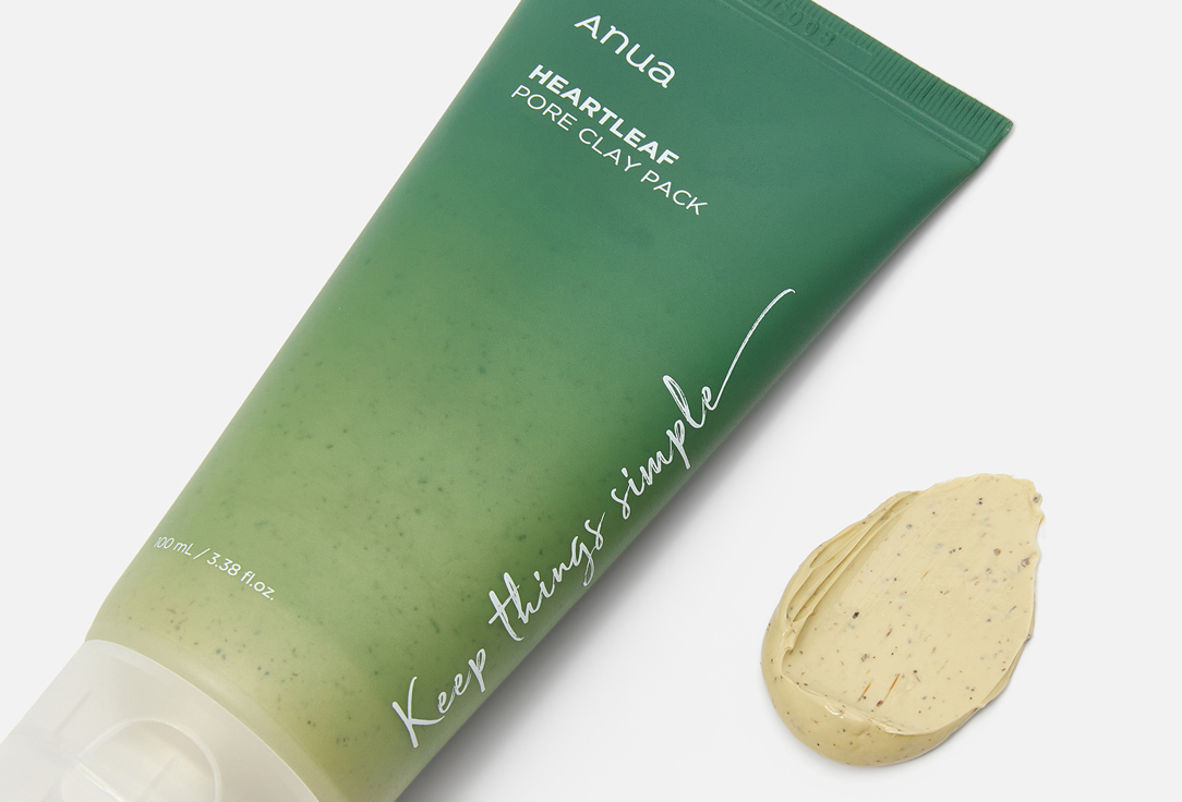 ANUA Pore cleansing face clay mask Heartleaf