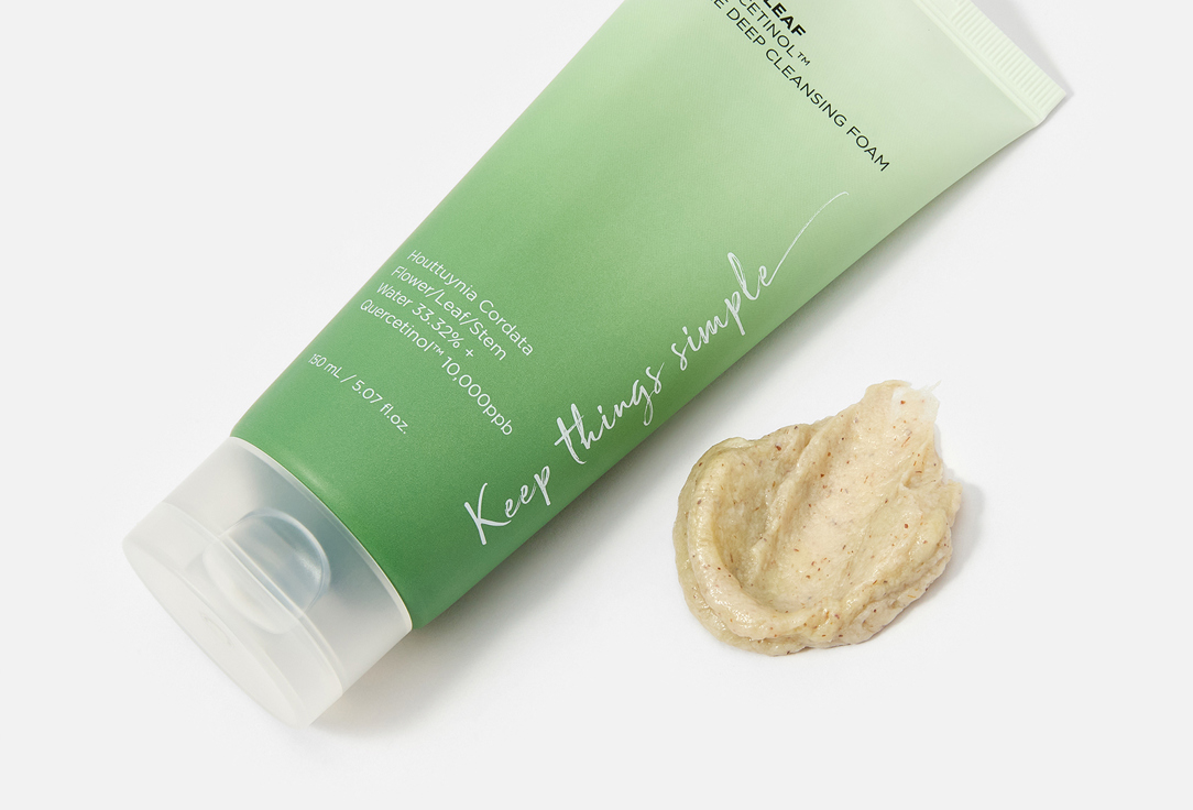 ANUA Quercetinol™ Pore Deep Cleansing Foam Heartleaf