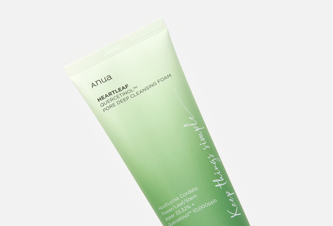 ANUA Quercetinol™ Pore Deep Cleansing Foam Heartleaf