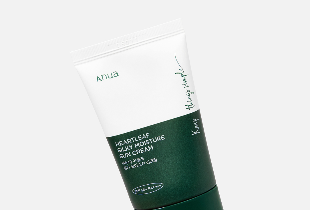 ANUA Silky Moisture Sun Cream Heartleaf