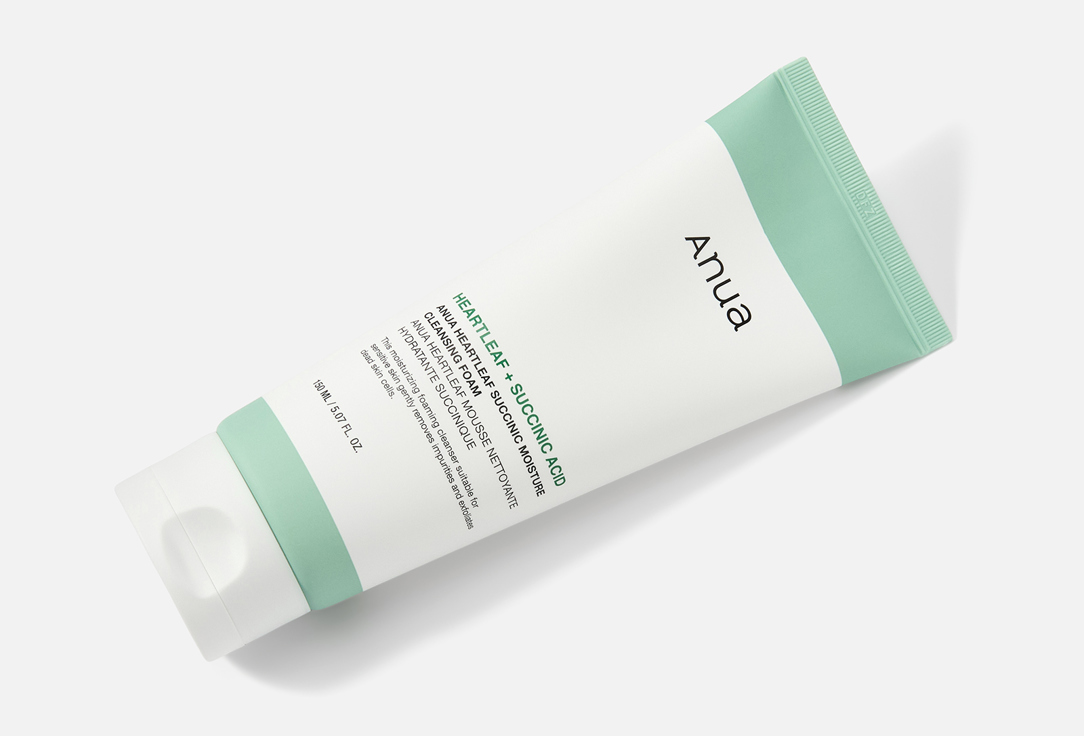 ANUA Succinic Moisture Cleansing Foam Heartleaf