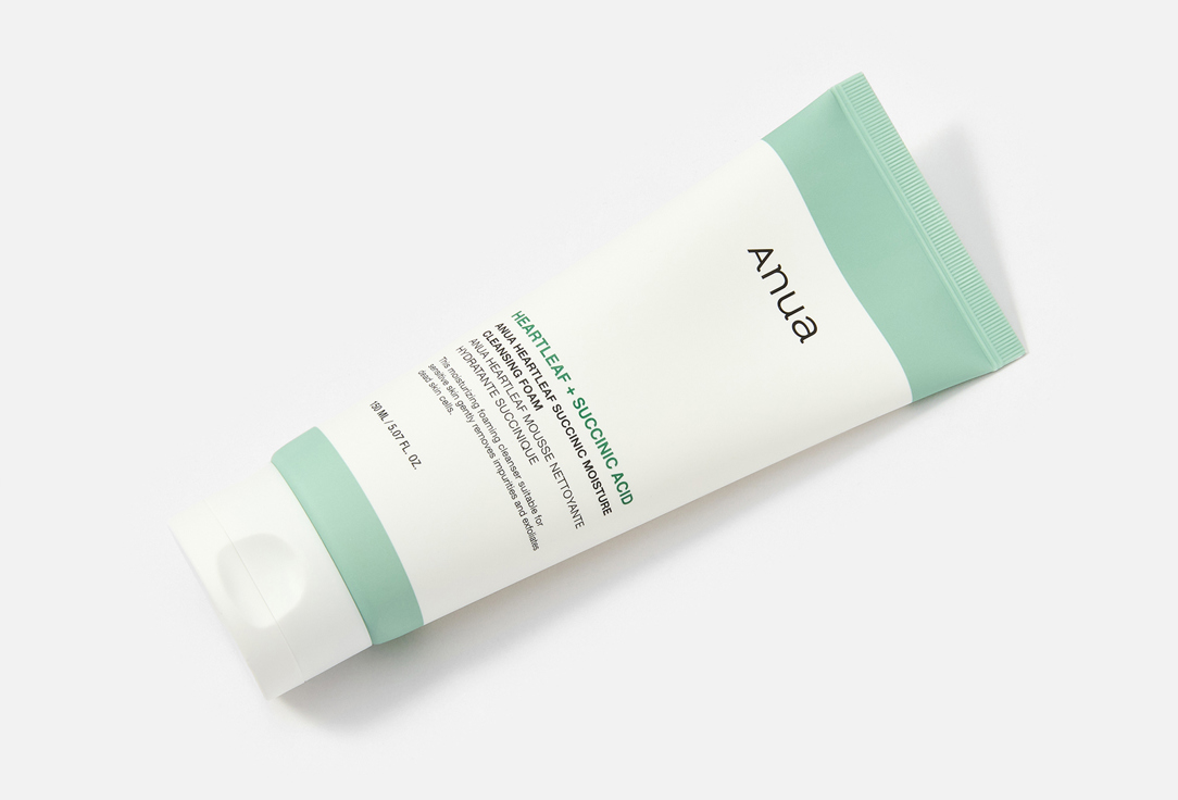 ANUA Succinic Moisture Cleansing Foam Heartleaf