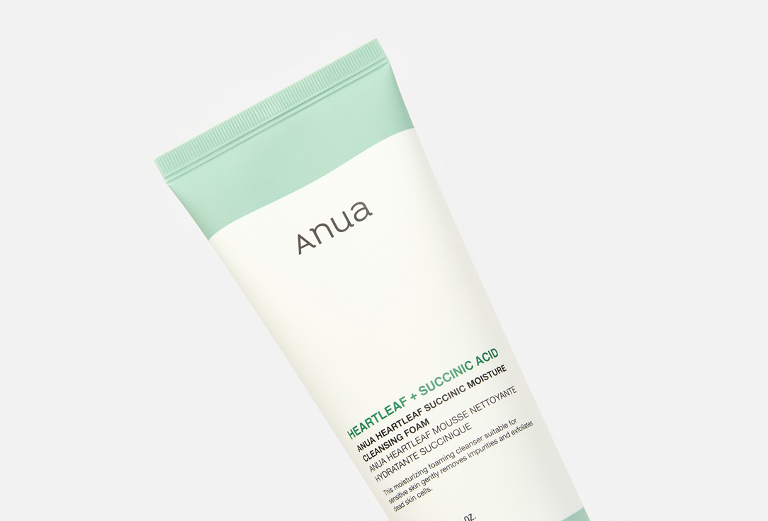 ANUA Succinic Moisture Cleansing Foam Heartleaf