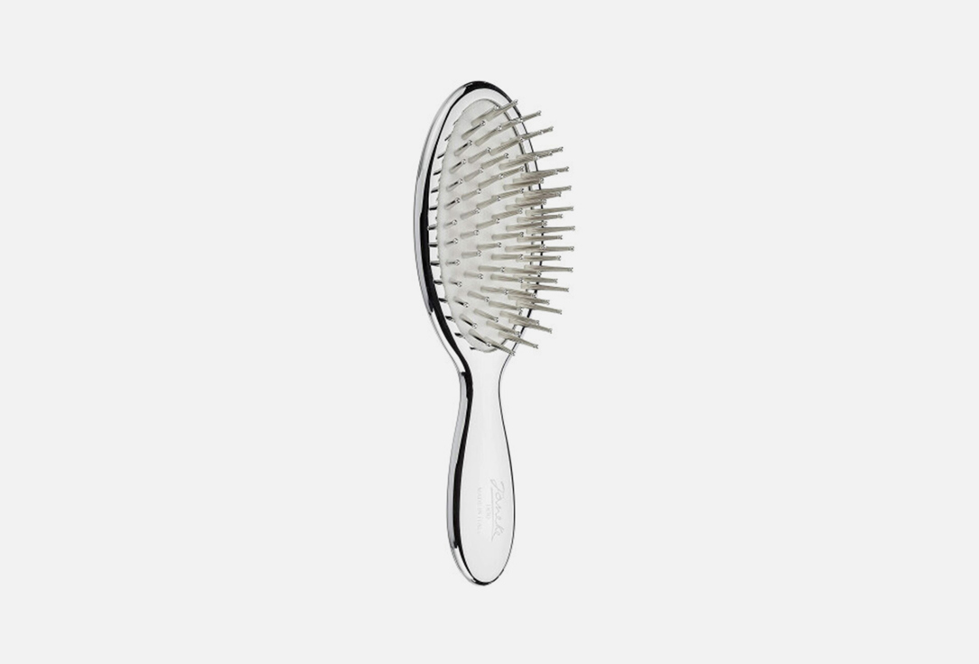 Janeke Hair Brush Chromium 