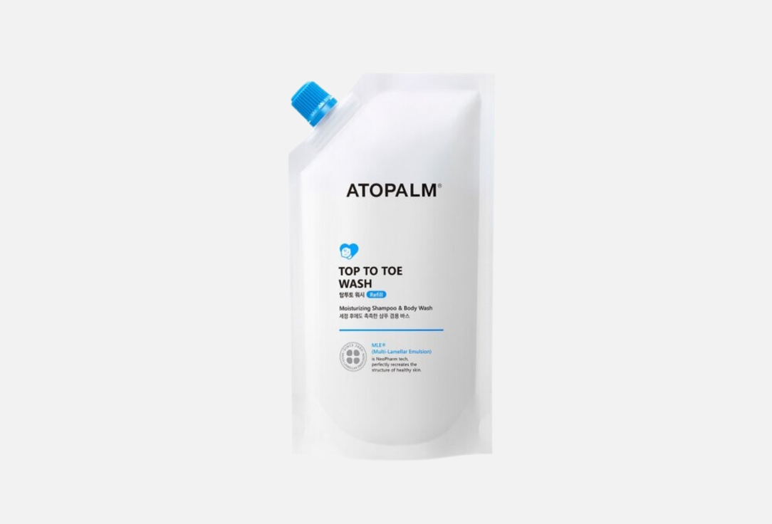 Atopalm Moisturizing Shampoo & Body Wash Refill Top To Toe Wash