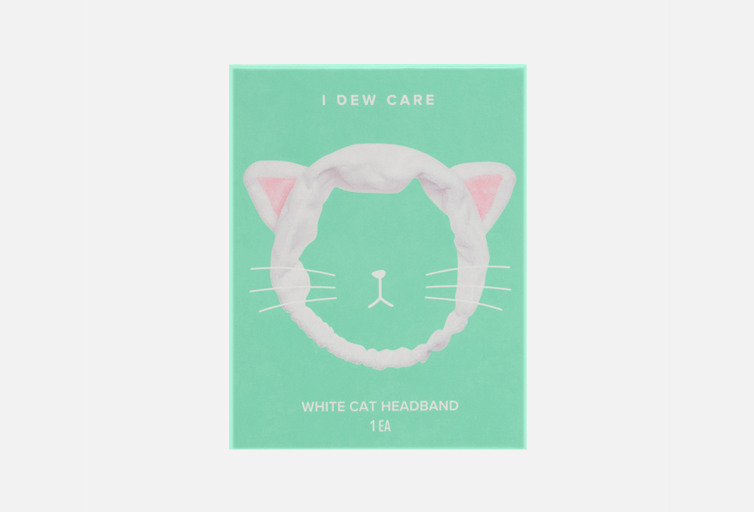 I DEW CARE HEADBAND WHITE CAT