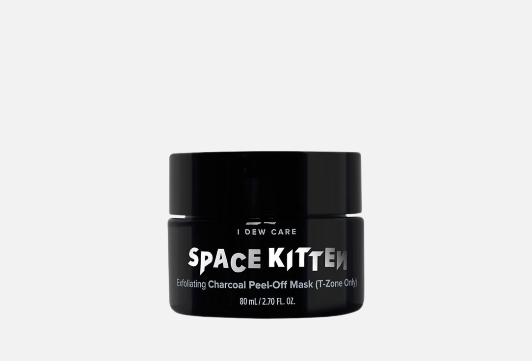 I DEW CARE Exfoliating charcoal peel-off face mask Space kitten