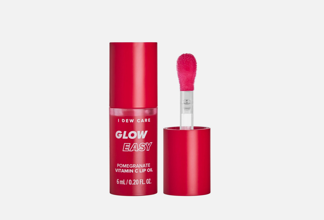 I DEW CARE Tinted Vitamin Lip Oil Glow Easy Pomegranate