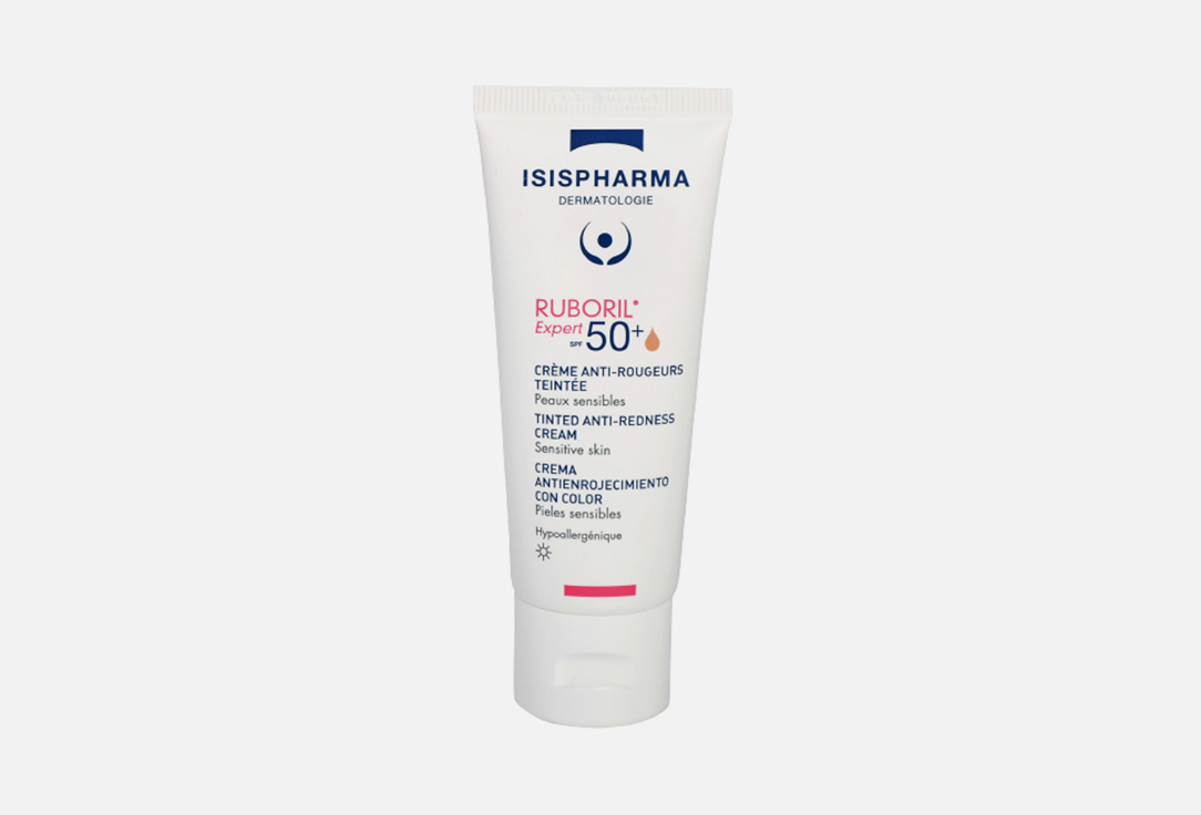 ISISPHARMA DERMATOLOGIE anti-redness tinted cream spf 50+ RUBORIL Expert