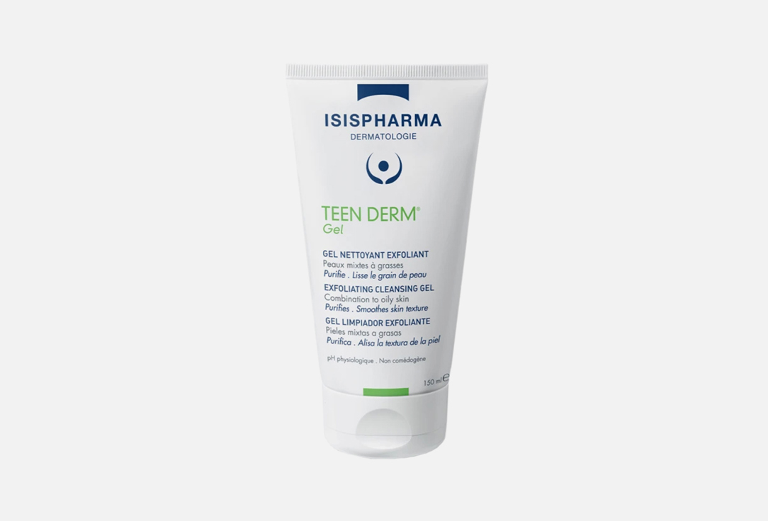 ISISPHARMA DERMATOLOGIE exfoliating cleansing Face gel Teen Derm