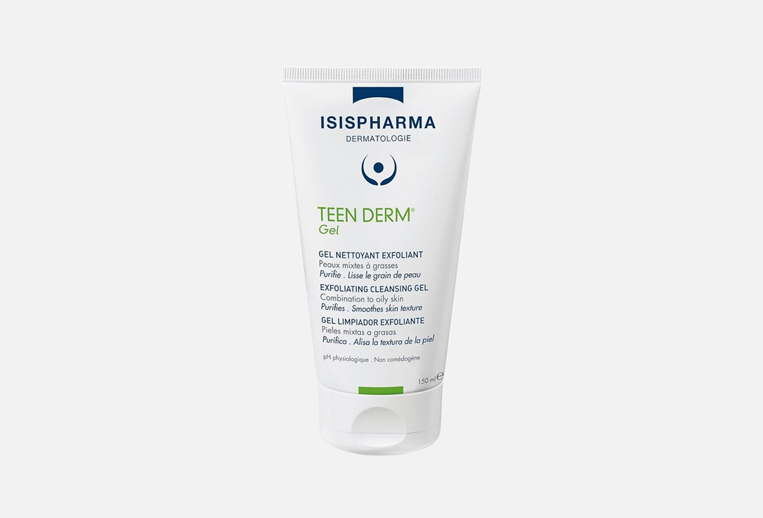 ISISPHARMA DERMATOLOGIE Exfoliating cleansing gel TEEN DERM Gel