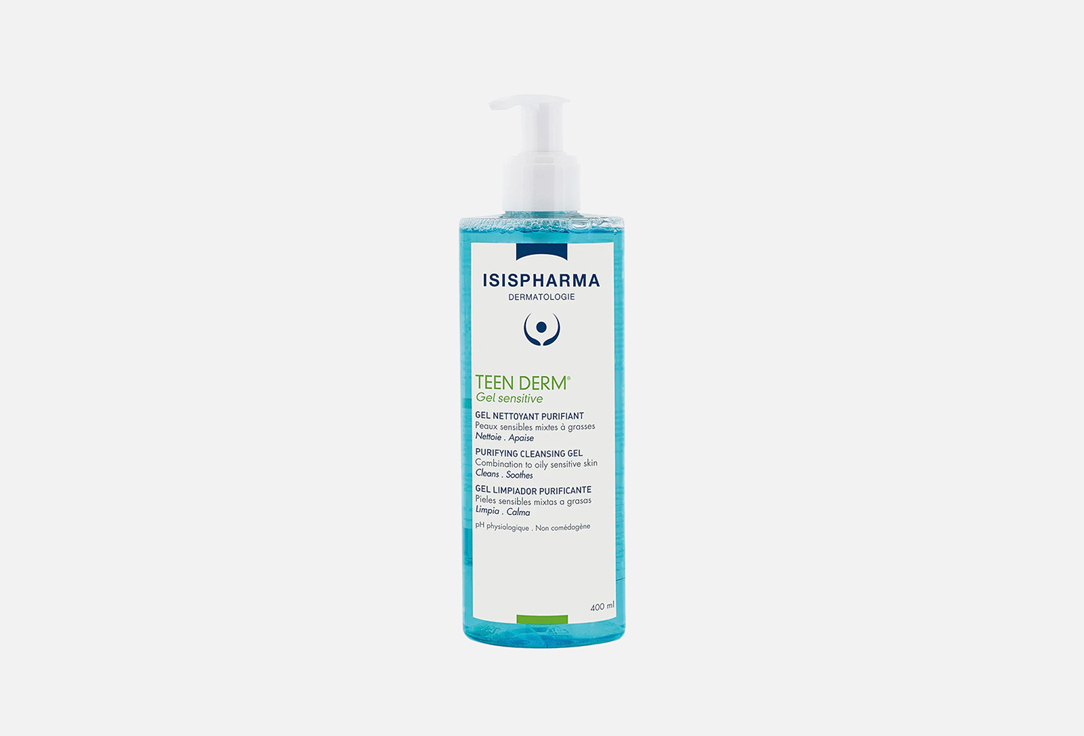 ISISPHARMA DERMATOLOGIE Cleansing gel Teen Derm Gel Sensitive