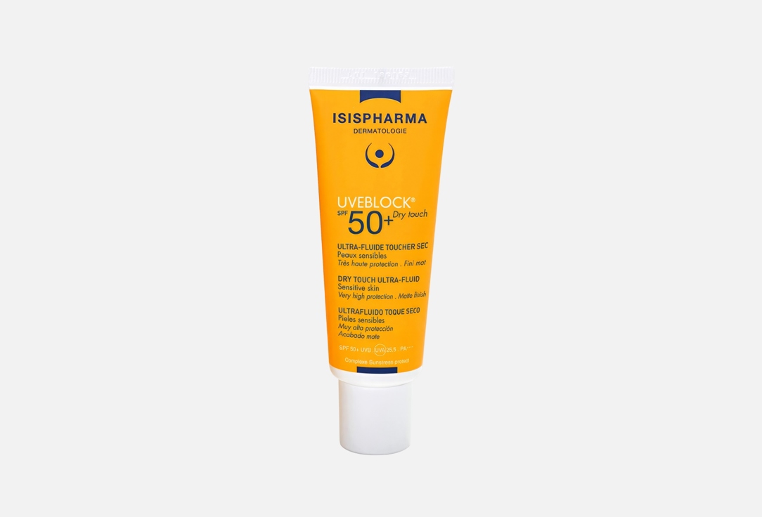 ISISPHARMA DERMATOLOGIE Sunscreen fluid spf 50+ Uveblock Dry Touch