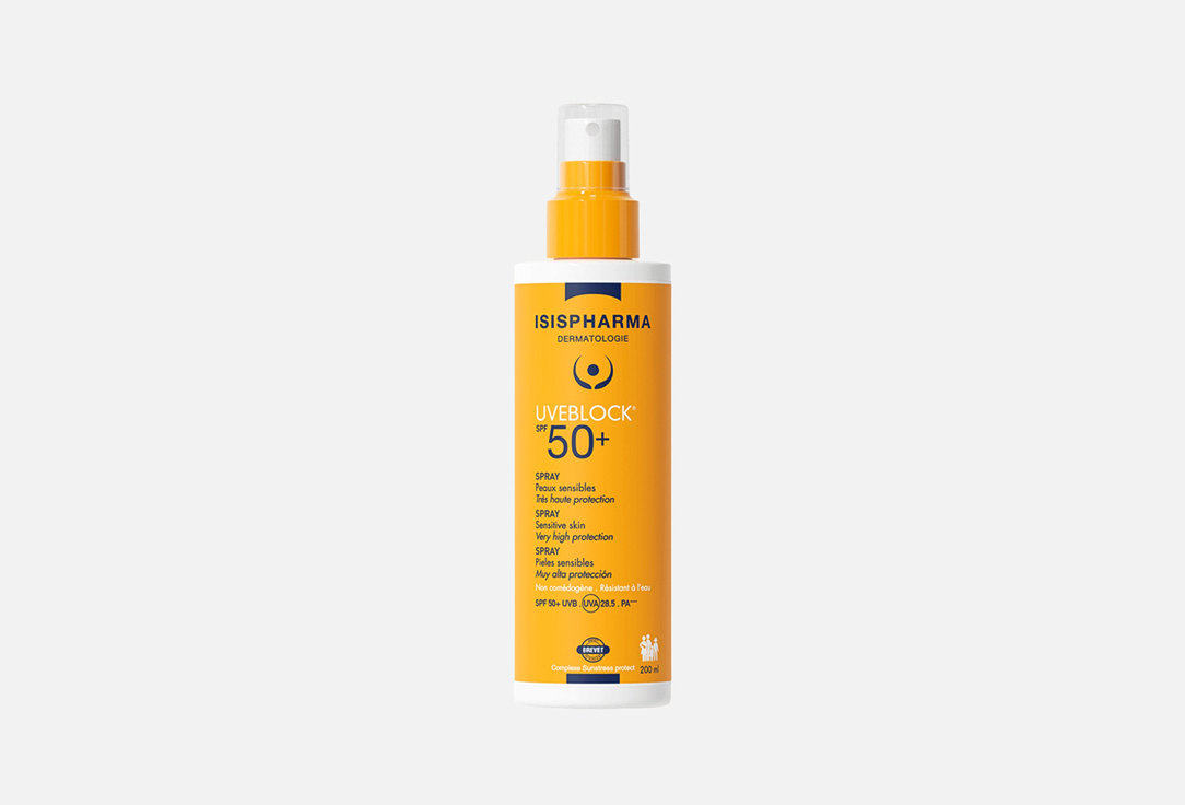 ISISPHARMA DERMATOLOGIE Sunscreen spray SPF50+ UVEBLOCK Spray