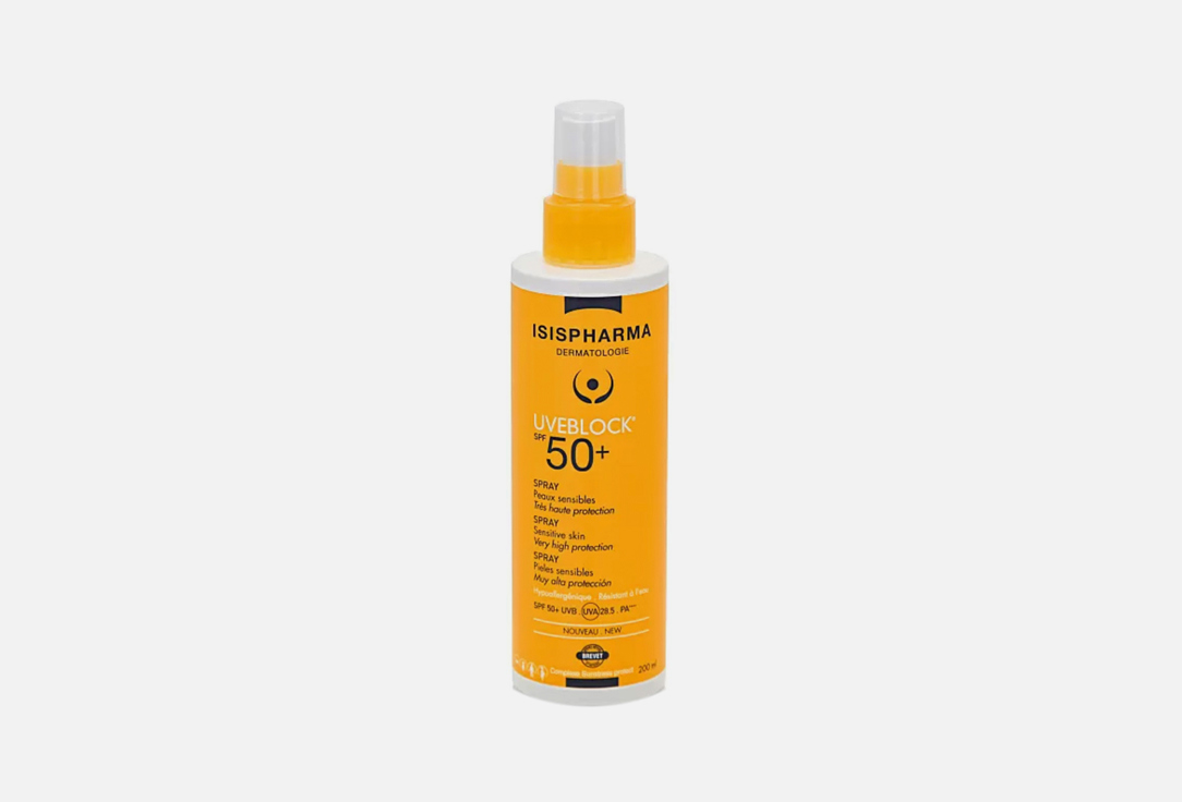 ISISPHARMA DERMATOLOGIE Sunscreen spray spf 50+ Uveblock