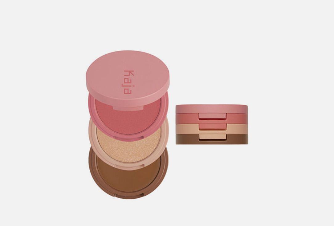 Kaja Cream Bronzer, Powder Blush and Highlighter Sculpting Trio Play Bento