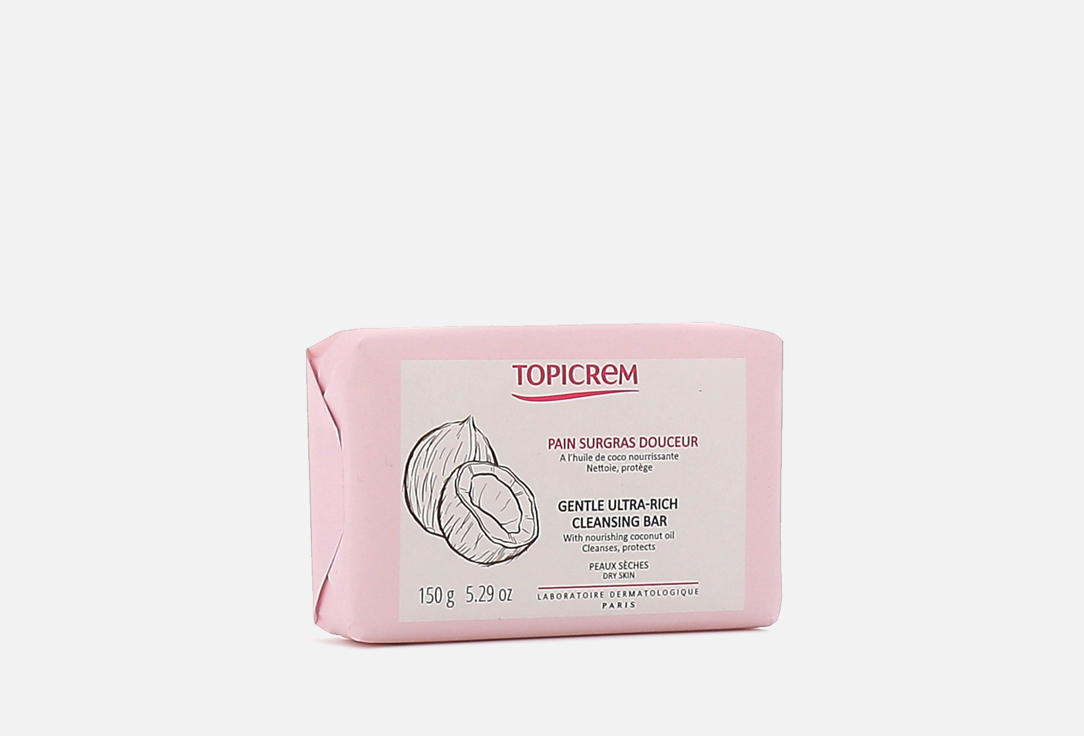 Topicrem Soap  Gentle ultra-rich cleansing 