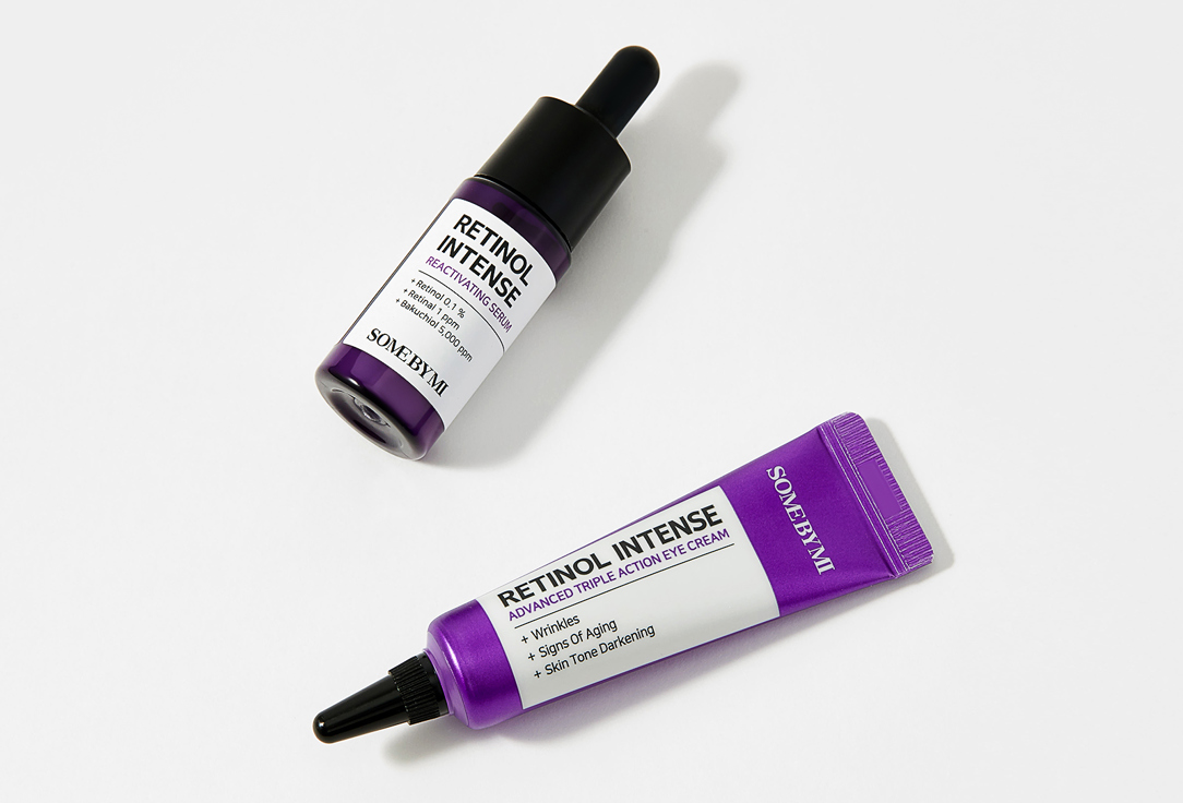 SOME BY MI Reactivating Serum & Wrinkle-Reapir Eye Cream Kit Retinol intense