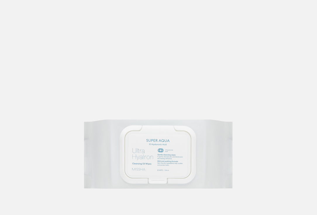 Missha Face Cleansing Oil Wipes Super Aqua