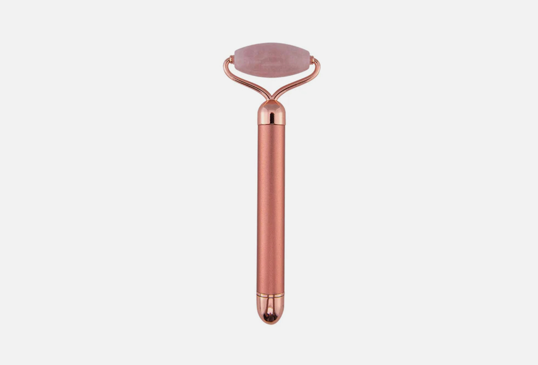 SLBNY Facial roller Vibrating rose quartz