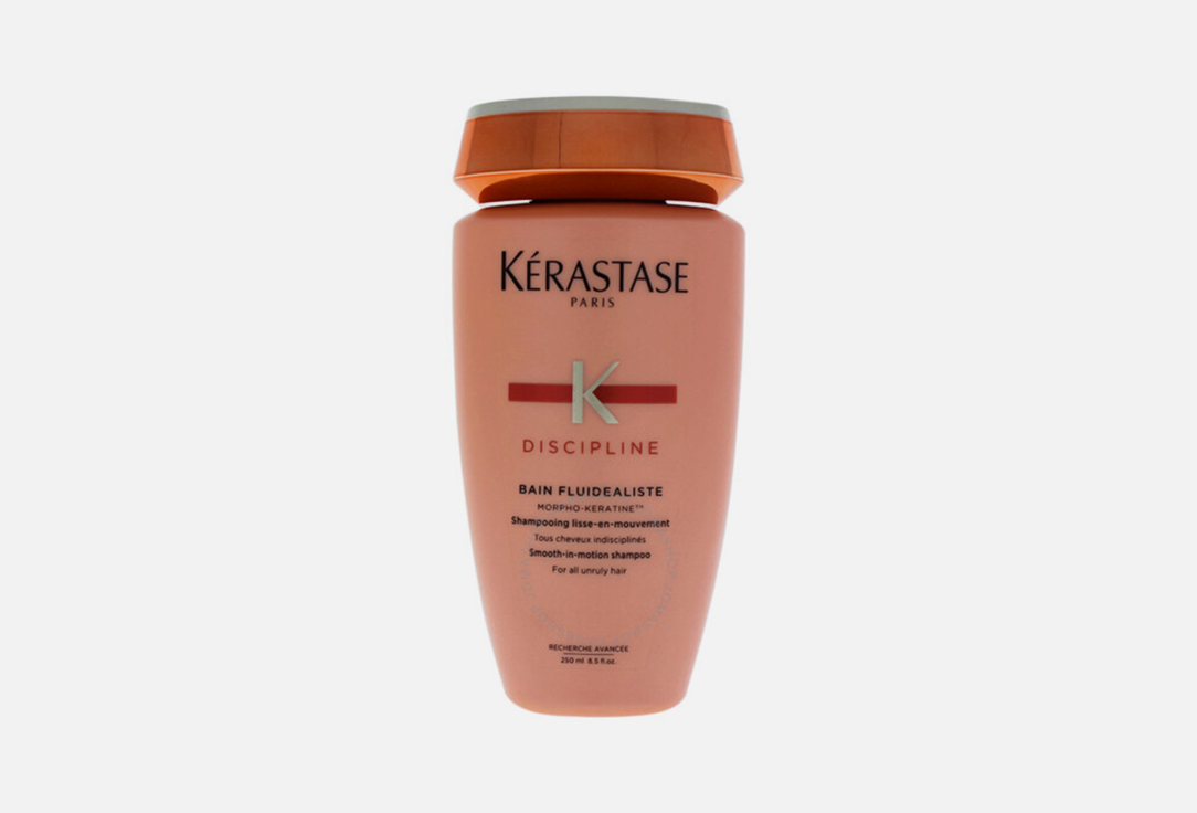 Kerastase smoothing shampoo for frizzy or curly hair. Discipline