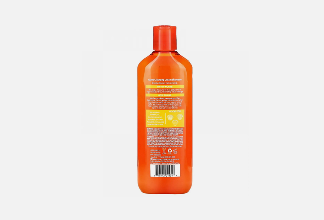 CANTU Hair shampoo Sulfate free cleans