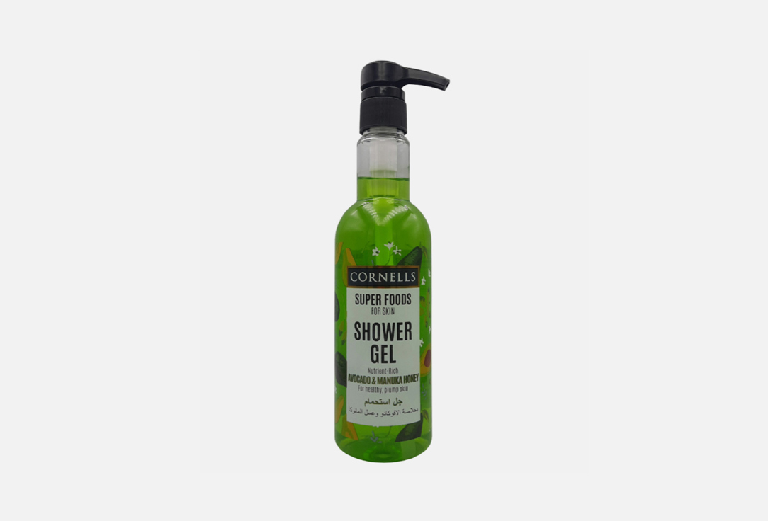 CORNELLS Moisturizing Shower Gel Avocado & Manuka Honey