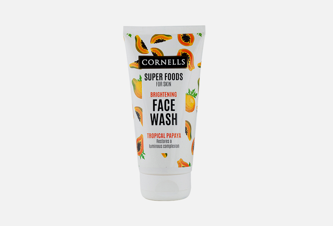 CORNELLS Face Wash helps to prevent imperfections and support a flawless Tropical Papaya