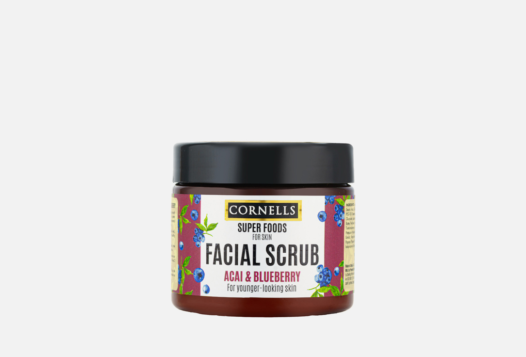 CORNELLS Face scrub Acai & Blue Berry