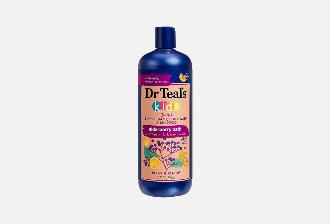 DR TEALS Body wash Eldrbry&vitc 3 in 1