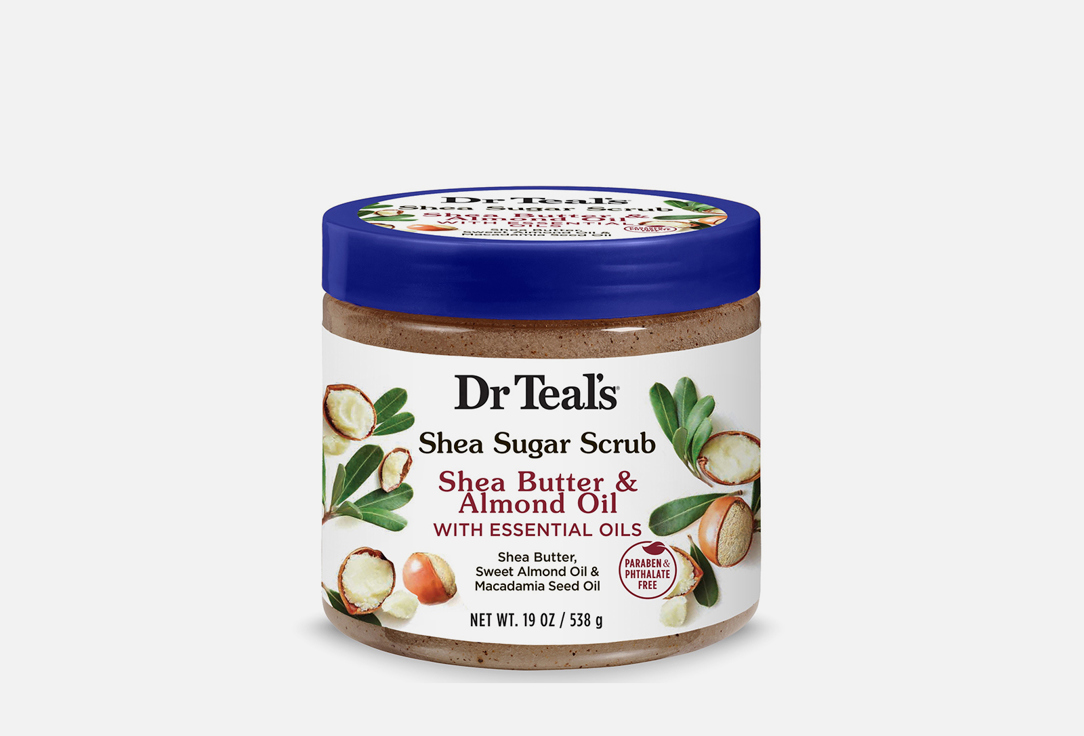 DR TEALS Body scrub Shea btter & almnd oil sugar