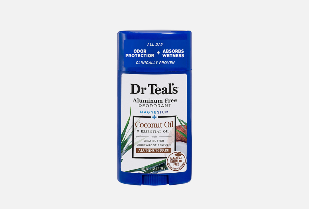 DR TEALS Deodorant stick Coconut 48h-alum free 