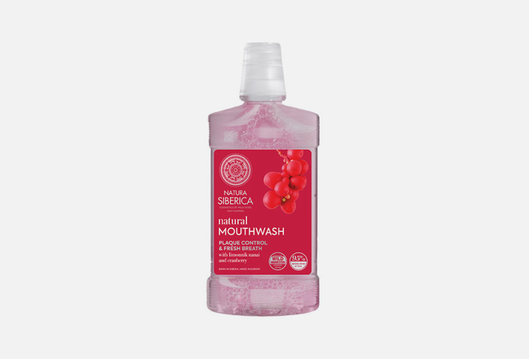 Natura Siberica Mouthwash  Natural Mouthwash with LIMONNIK NANAI and CRANBERRY