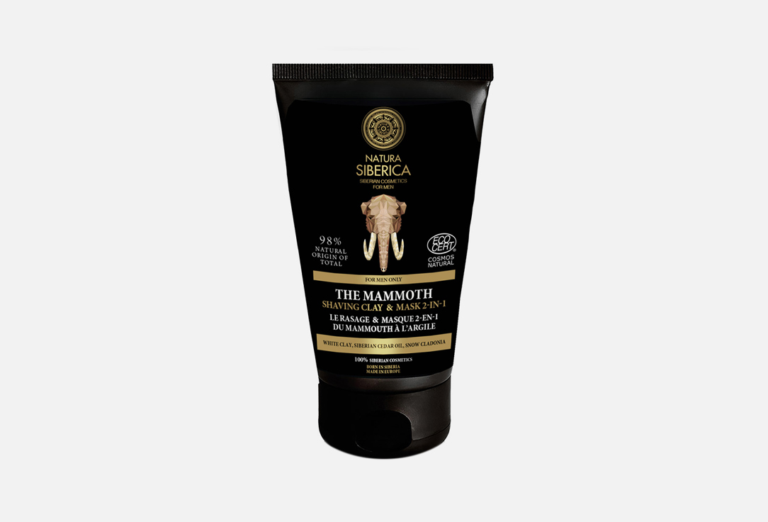 Natura Siberica Shaving clay & mask 2-in-1  The Mammoth