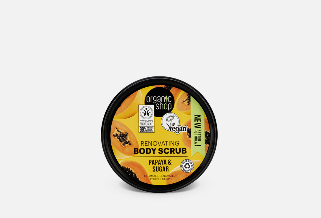 Organic Shop Renovating Body Scrub Papaya