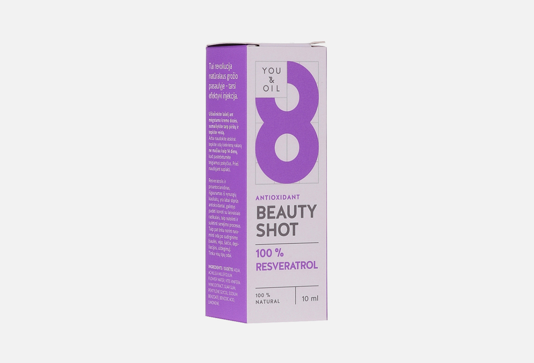 YOU&OIL Face serum resveratrol / antioxidant Beauty Shot