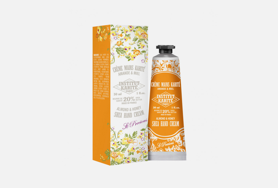 INSTITUT KARITE PARIS Moisturizing hand cream With the scent of almonds and honey