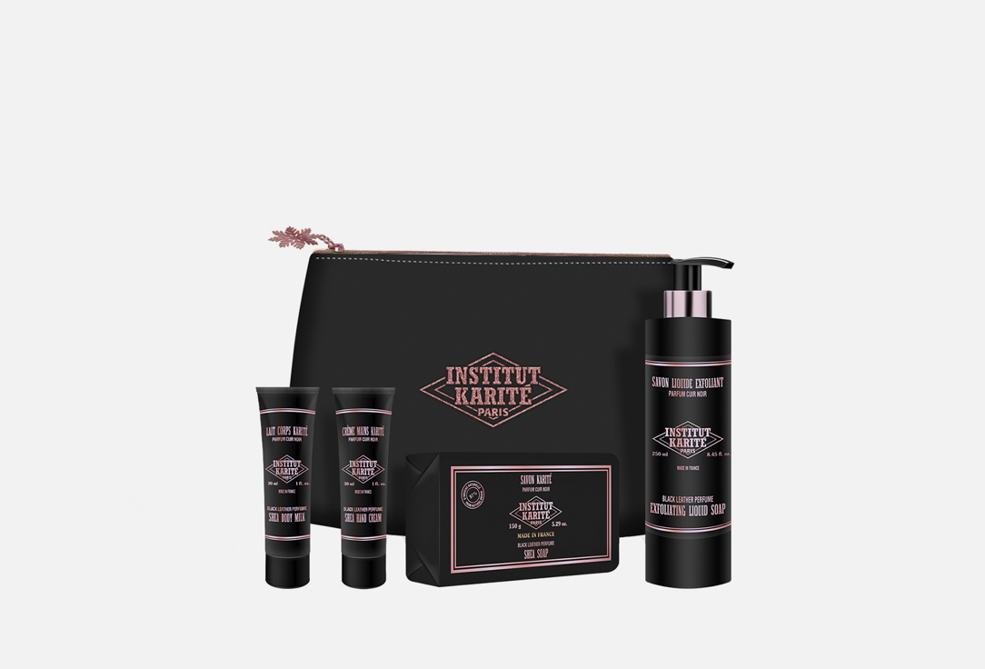 INSTITUT KARITE PARIS Gift set with cosmetic bag Nourishing and moisturizing skin