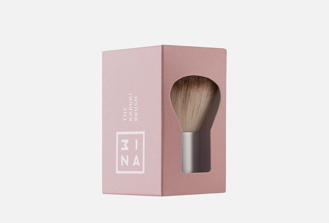 3INA Kabuki Brush for Powders, Blushes, and Highlighters The Kabuki Brush