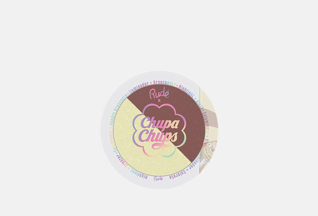 Rude Cosmetics Highlighter and Bronzer Chupa Chups Candy Combo Face Duo