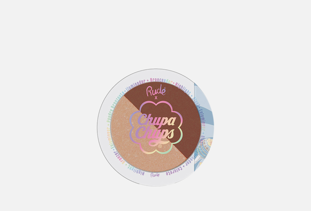 Rude Cosmetics Highlighter and Bronzer Chupa Chups Candy Combo Face Duo