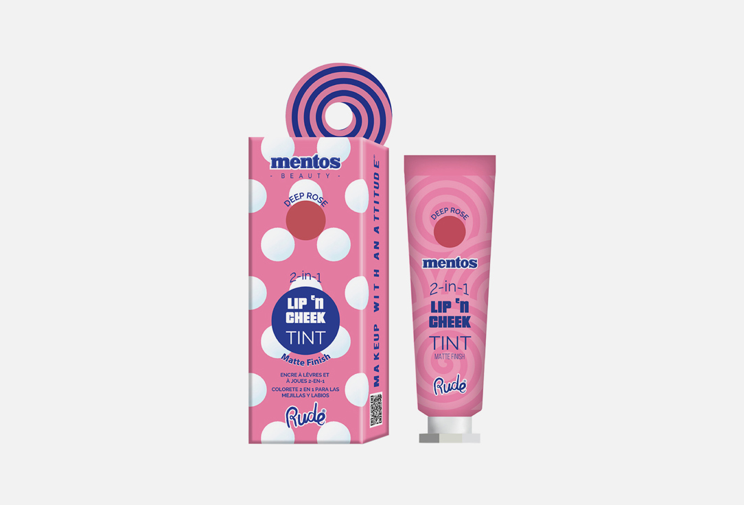 Rude Cosmetics Lip Tint Mentos 2 In 1 Lip'n Cheek Tint