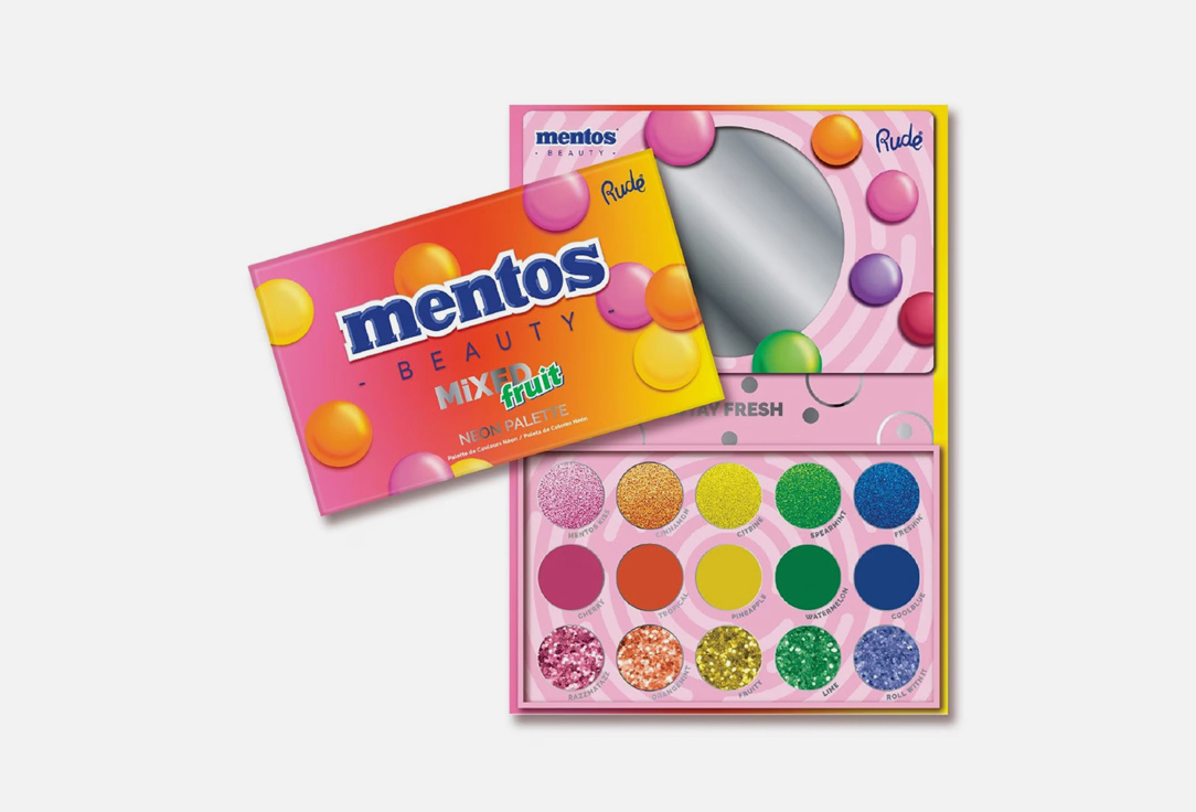 Rude Cosmetics Eyeshadow Palette Mentos mixed fruit