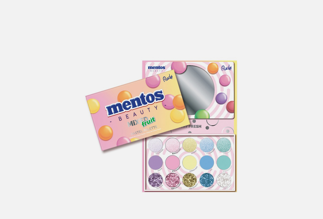 Rude Cosmetics Eyeshadow Palette Mentos mixed fruit