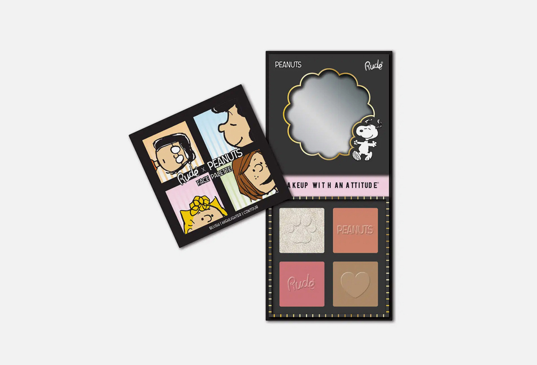 Rude Licence Face palette Peanuts