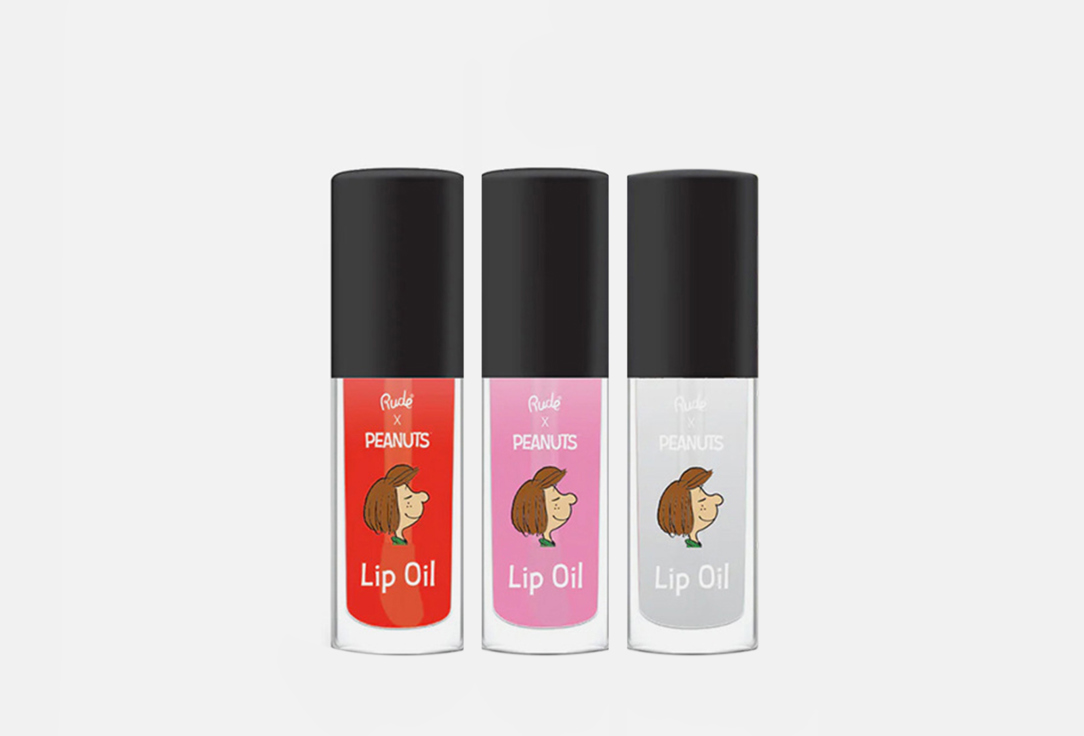 Rude Licence Lip Oil Set Peanuts