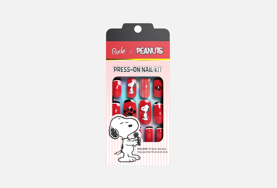 Rude Cosmetics Nails Kit Peanuts Press On