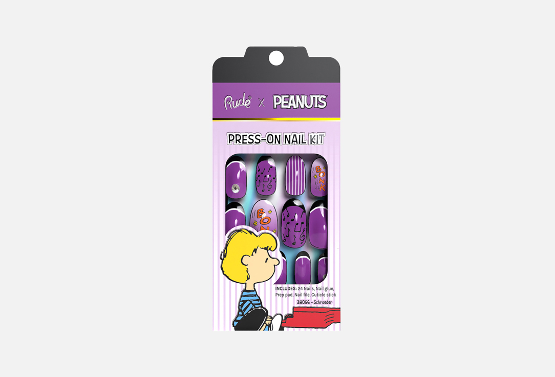 Rude Cosmetics Nails Kit Peanuts Press On