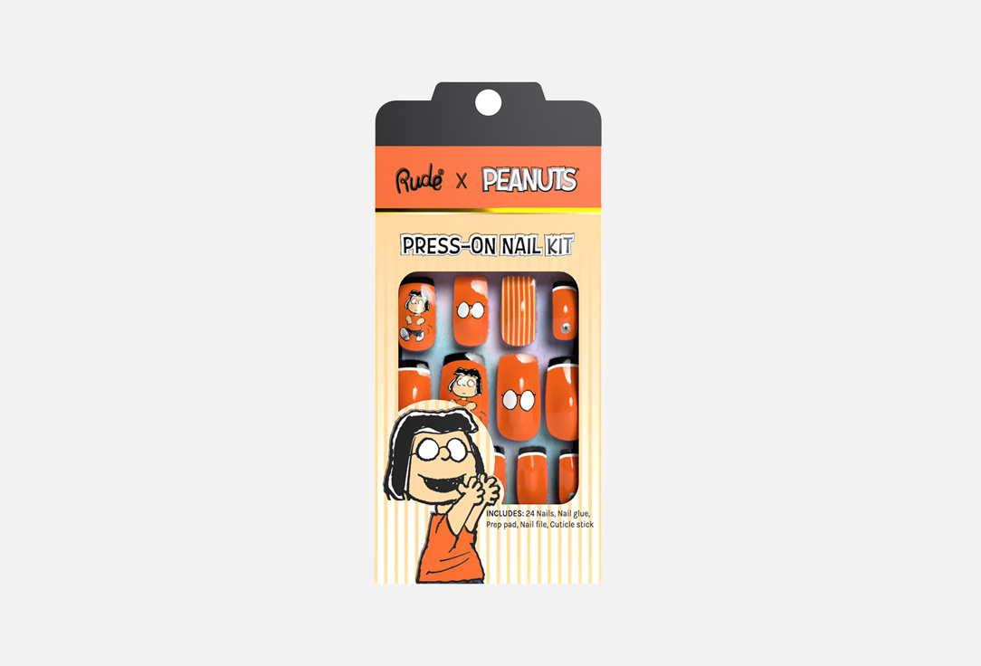 Rude Cosmetics Nails Kit Peanuts Press On