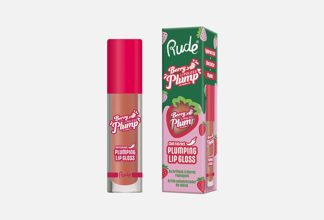 Rude Cosmetics Lip gloss Berry plump plumping